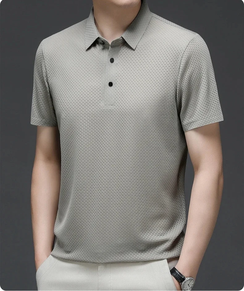 AeroCool™ – Ribbed Cotton  Polo