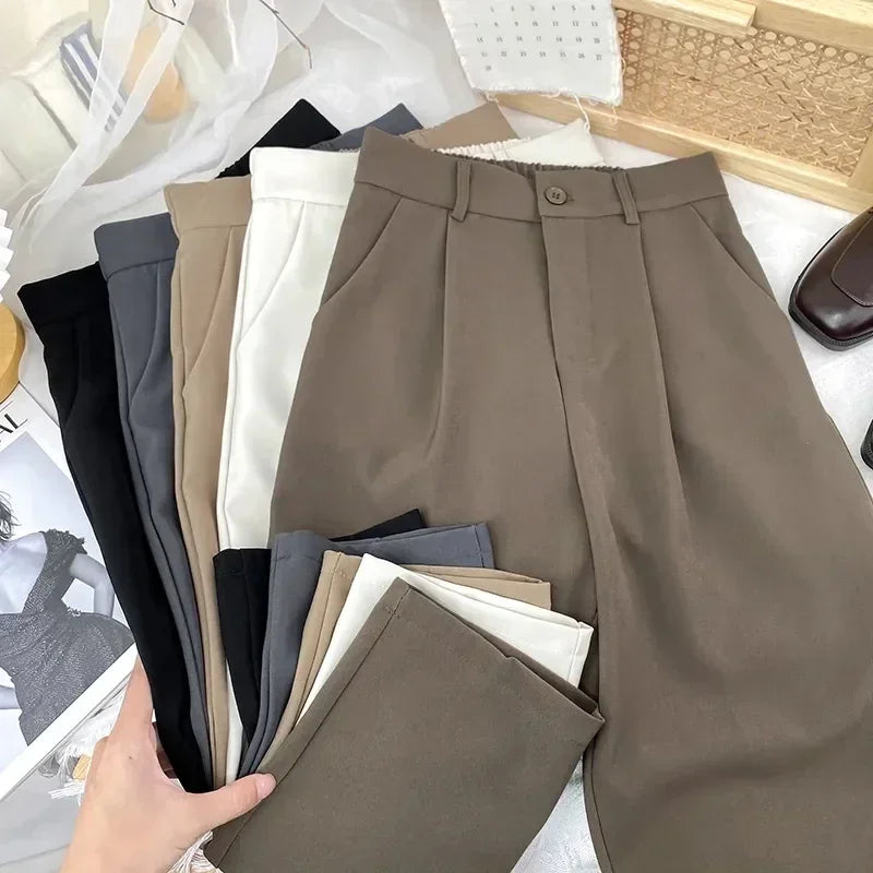 EleganceFit™ – High-Waist Tailored Trousers