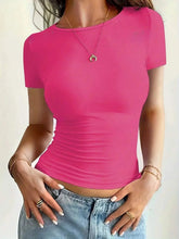 Load image into Gallery viewer, FlexFit™ – Ribbed Crop Tee
