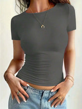 Load image into Gallery viewer, FlexFit™ – Ribbed Crop Tee
